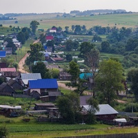 Село Светлое ул. Колхозная, вид с горы