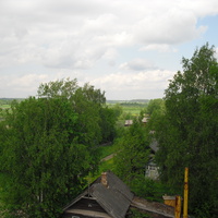 Вид с колокольни Млёвского храма