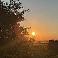 Закат в Лежневичах