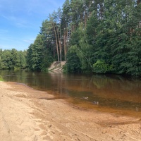 Река Линда в районе Рекшино - Полдень