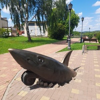 Скульптура "Акула Геликоприон"