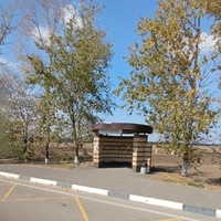 Автобусная остановка.