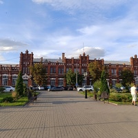 Железнодорожный вокзал станции Кавказская (1903 год).