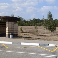 Автобусная остановка у хутора.
