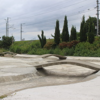 Новый сквер в центре посёлка.
