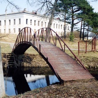 Жадины мост через пруд.