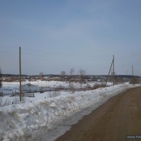 посёлок Самково весной