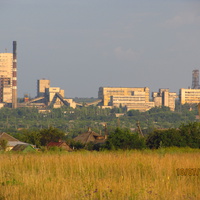 Вид на шахту "Луганская" из Сабовки