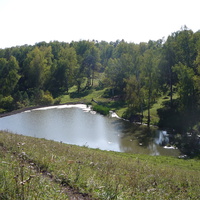 Озеро неподалёку от п. Чистогорский