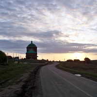 Въезд в село Троицкое