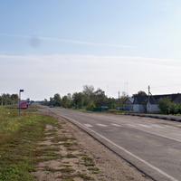 Дорога через село Троицкое