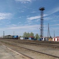Западная Сибирь. Приобье - конечная железнодорожная  станция.