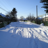 Улица Зои Космодемьянской зимой 2010