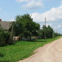 Улица Железнодорожная, вид со стороны фермы