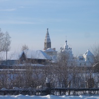 Железноборовский монастырь зимой