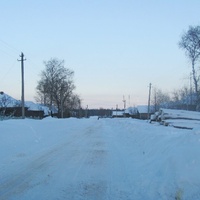 д.Ачкасово, зима 2011 года, главная улица.