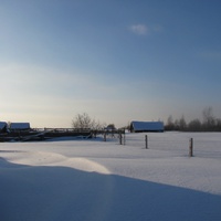 д.Ачкасово, зима 2011 года, за околицей.