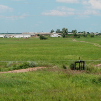 Ферма, вид со стороны путей