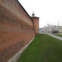 Стена Коломенского кремля