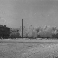 Н-Солянка площадь перед Рабкопом (зима 1971)