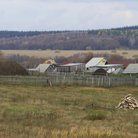 Алтаево. Вид на деревню.