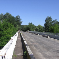 Мост через реку Псел. Дорогу В Михайловку.