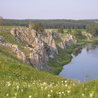 Скалы у поселка Зыряновский