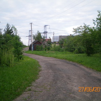 Улица "Речная" в посёлке Алакюля
