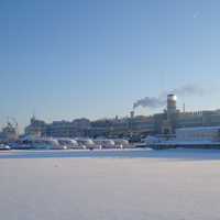 в акватории порта