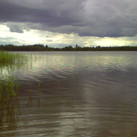 Вечер на озере
