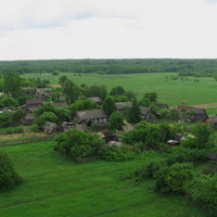 Вид на деревню с вышки