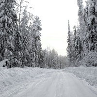 Зимняя дорога на Байкит