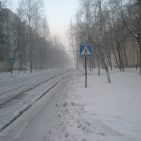Улица Киевская, Январь 2011 г. Мороз - 44 гр.С.