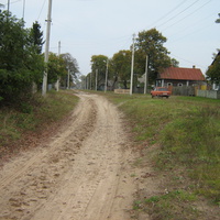 Въезд со стороны Лоевского луга