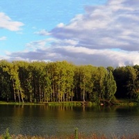 Вид парка в р.п. Вача