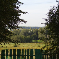 Вид на реку и деревню Антоново