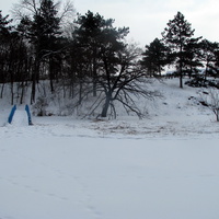 Давыдовский парк зимой.