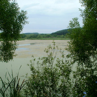 Вид на Барский пруд с плотины