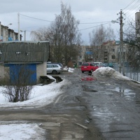 На Пратасава каля крамы"У Міколы" 04.03.2012
