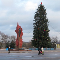 Новогодняя елка на площади, 2012год