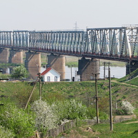 Железнодорожный мост через р. Припять, перегон Мозырь - Пхов