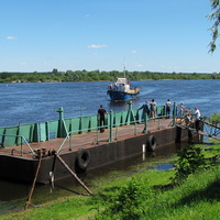 Причал, река Припять