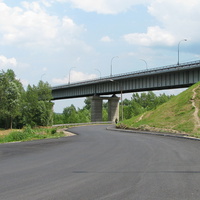 Мост через р. Припять, вид в сторону д. Новики, снято с ул. Гоголя