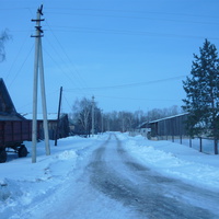 Улица Садовая зимой.