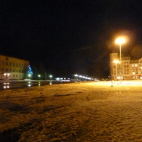 Площадь Ленина перед Рождеством