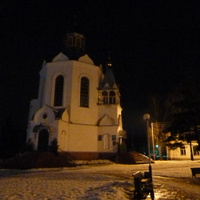 Храм Неопалимая Купина  в ночи