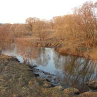 Река Тим весной