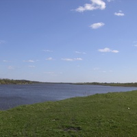 Река Ока около у д. Дмитриевы -Горы