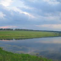Обпака в озере "Платавом".