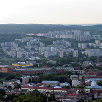 Вид на город с горы Высокий замок